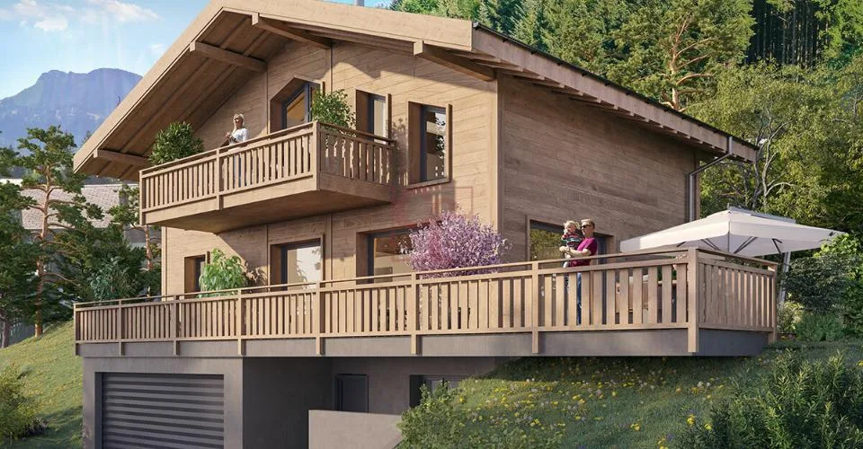 Magnifique chalet sur plan à Jaun