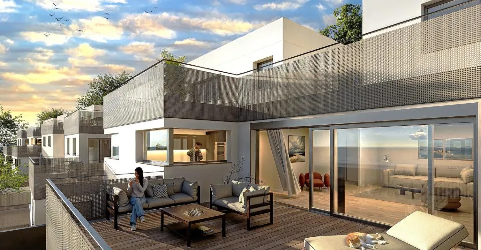 XCEPTIONNEL - A vendre superbes appartements/villas neufs en terrasse de haut standing de 5.5, 4.5, 3.5 et 2.5 pièces avec garage individuel – Foto 10 von 21
