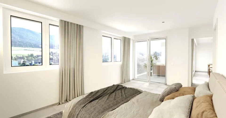 XCEPTIONNEL - A vendre superbes appartements/villas neufs en terrasse de haut standing de 5.5, 4.5, 3.5 et 2.5 pièces avec garage individuel – Foto 12 von 21