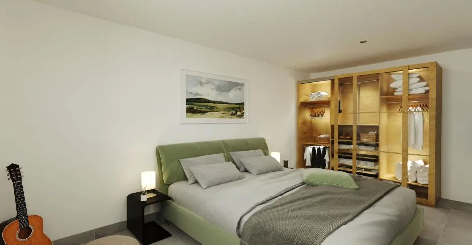 XCEPTIONNEL - A vendre superbes appartements/villas neufs en terrasse de haut standing de 5.5, 4.5, 3.5 et 2.5 pièces avec garage individuel – Foto 15 von 21