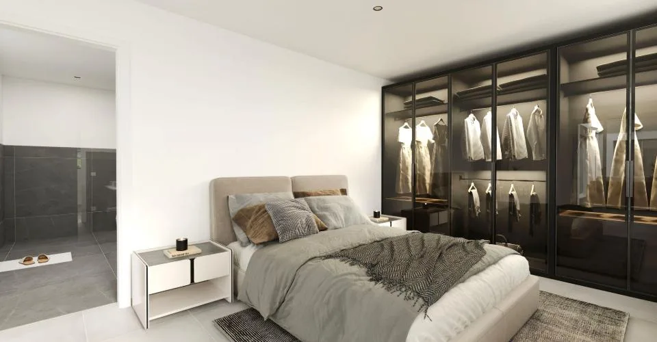 XCEPTIONNEL - A vendre superbes appartements/villas neufs en terrasse de haut standing de 5.5, 4.5, 3.5 et 2.5 pièces avec garage individuel – Foto 4 von 21