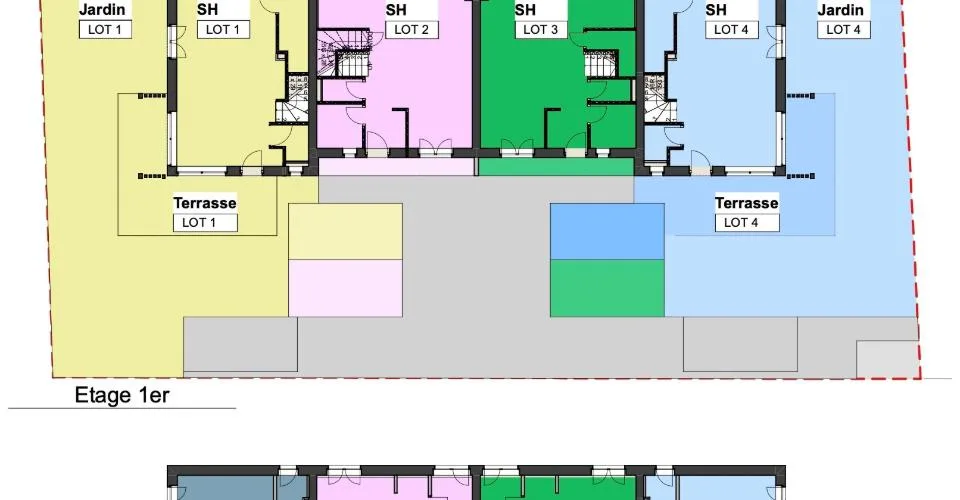 VILLAS CONTIGÜES EN PPE AU BORD DU LAC !