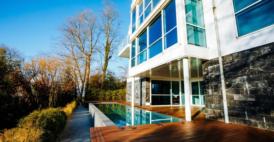 Villa d’architecte avec panorama sur le lac