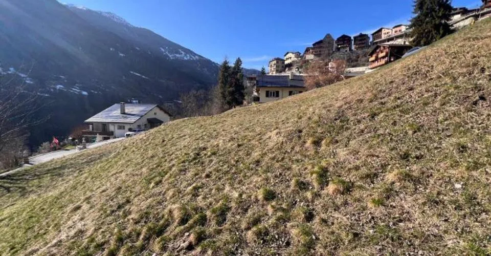 Parcelle avec vue dégagée à Vissoie