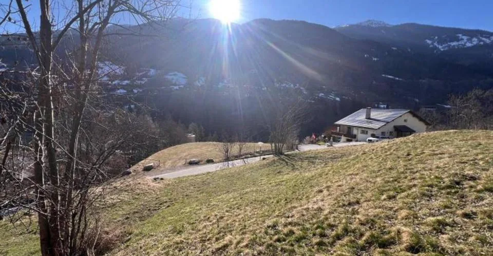 Parcelle avec vue dégagée à Vissoie