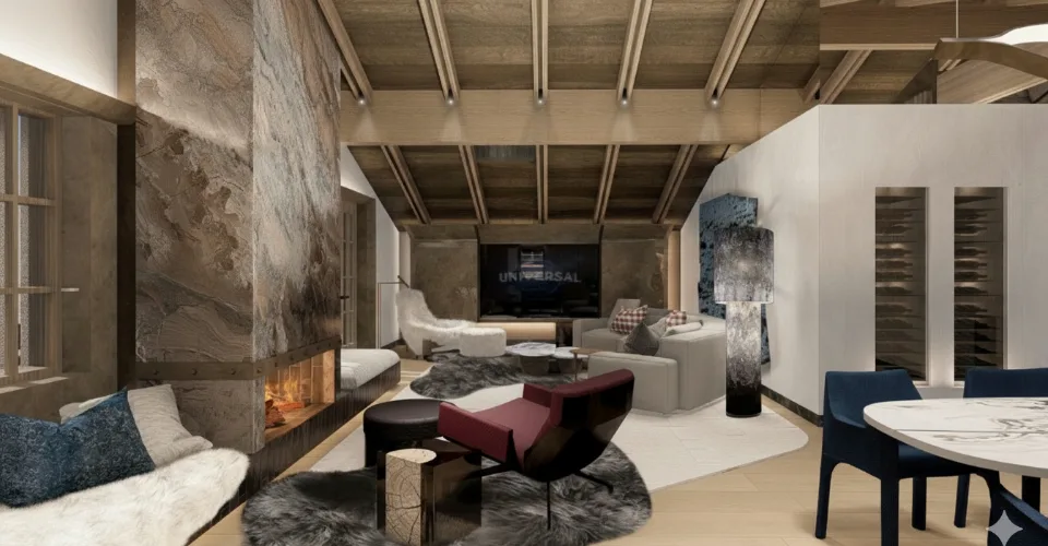 Exclusivité: Attique a Gstaad designé par "SAOTA"