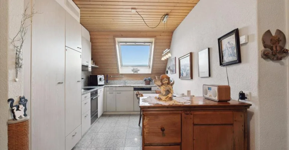 Charmant appartement mansardé avec vue sur la verdure