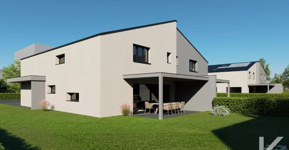 Dernière villa jumelée contemporaine de 5.5 pièces