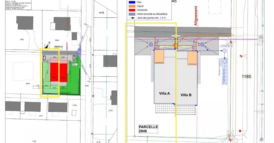 Dernière villa jumelée contemporaine de 5.5 pièces