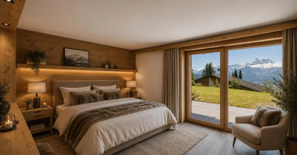 Rare duplex avec jardin, ski-in & ski-out, vue sublime! – Foto 3 von 13