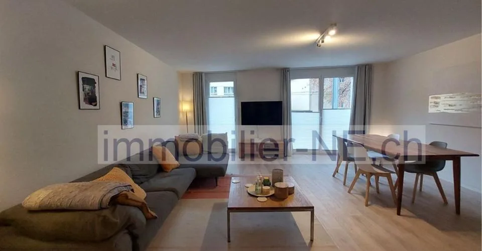 Appartement moderne de 3,5 pièces bénéficiant d'une terrasse et d'un garage