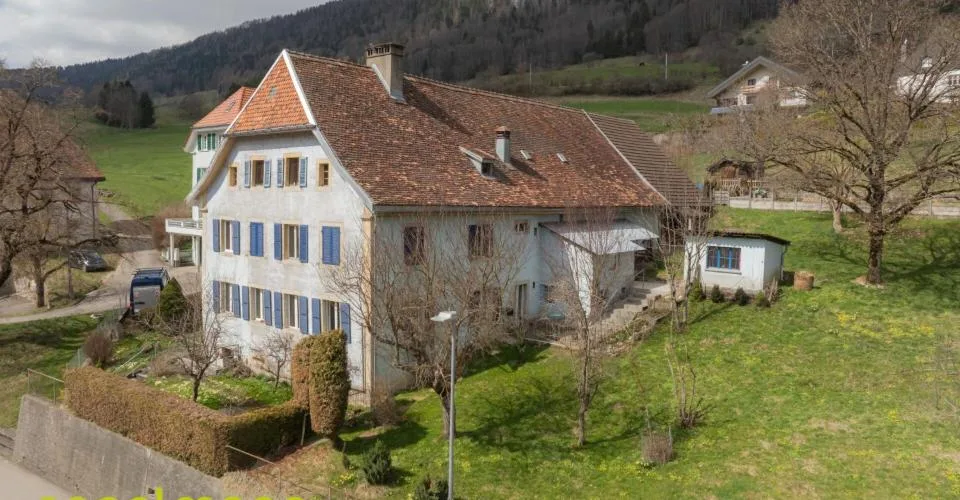 Ancienne ferme de 2 appartements et nombreux espaces annexes - Ehemaliges Bauernhaus mit 2 Wohnungen und diverse Nebenräume