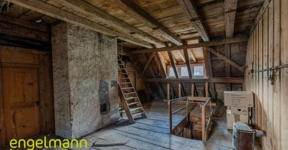 Ancienne ferme de 2 appartements et nombreux espaces annexes - Ehemaliges Bauernhaus mit 2 Wohnungen und diverse Nebenräume