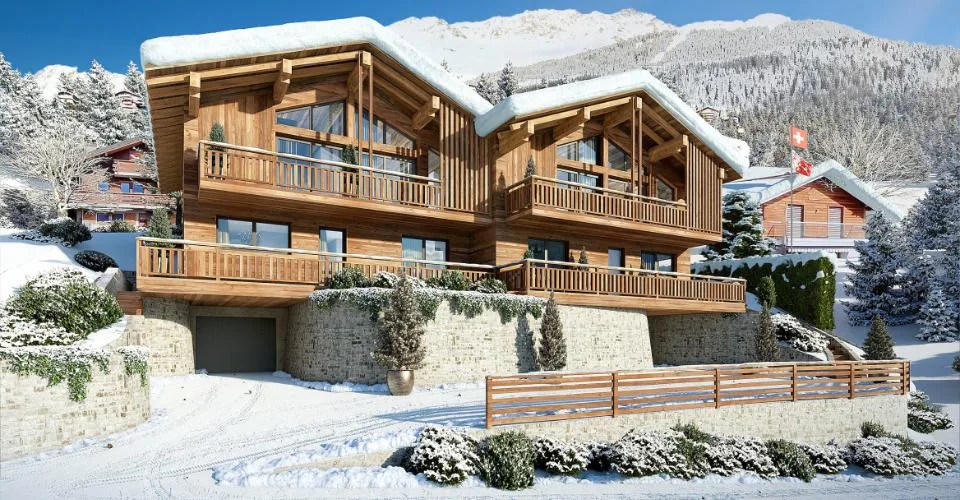 NOUVELLE PROMOTION-Chalet Gemini 1308-01 - 5,5 pièces – photo 9 sur 15