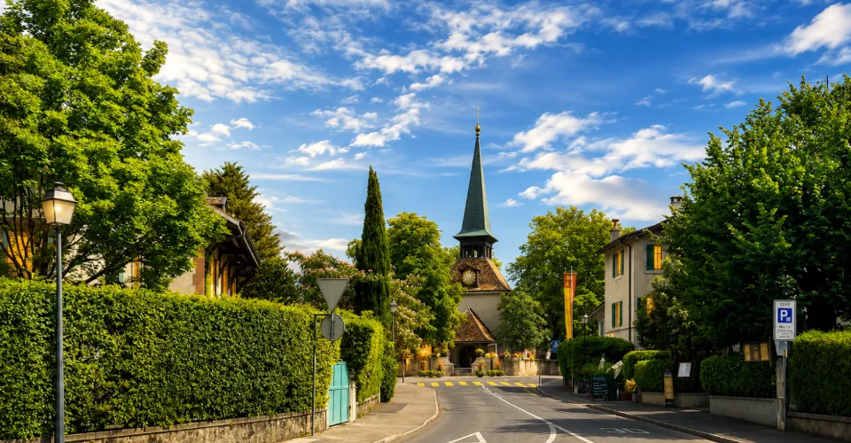 Charmante villa de village à Jussy