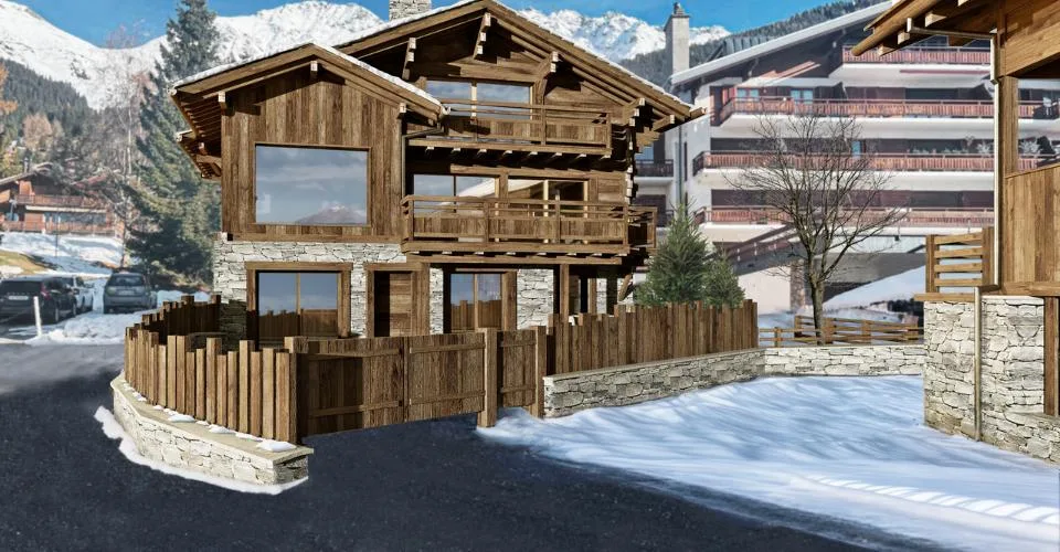 Situé au cœur de Verbier, chalet en construction – photo 2 sur 9