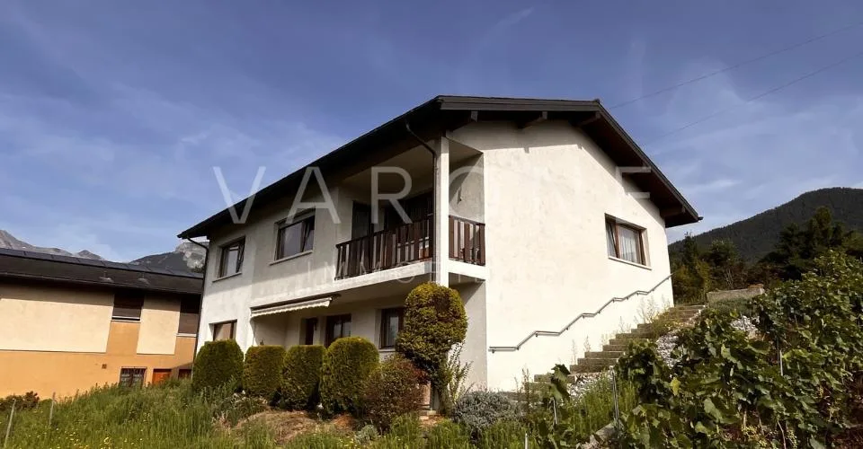 Villa de 6 pces à Ormône-Savièse avec terrain constructible en option