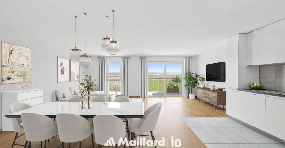 Orbe - Superbe 4.5 pièces neuf avec balcon et parking