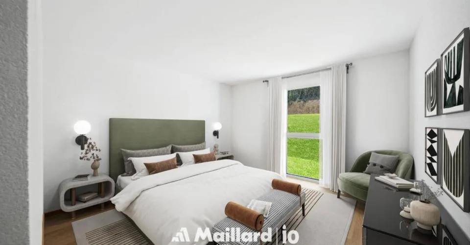 Orbe - Superbe 4.5 pièces neuf avec balcon et parking