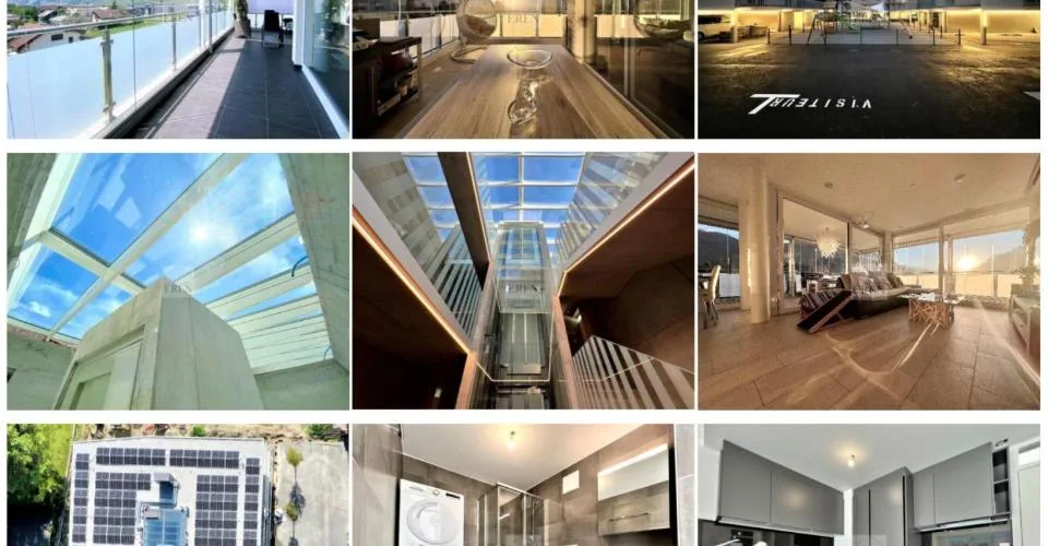 Attique panoramique 4,5 pièces entièrement vitrés avec balcon-terrasse en angle de 72m2 – foto 9 di 13