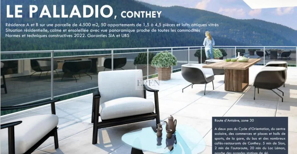 Attique panoramique 4,5 pièces entièrement vitrés avec balcon-terrasse en angle de 72m2 – foto 10 di 13