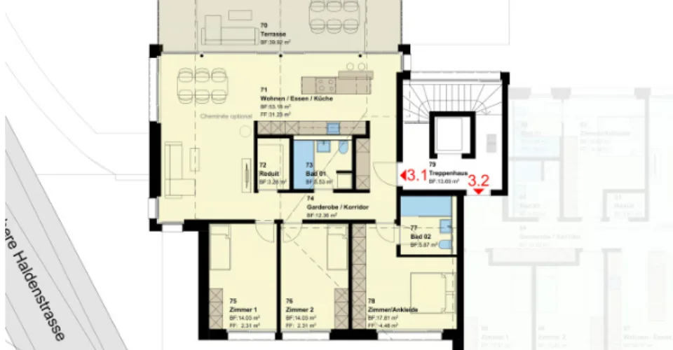 Neubauprojekt: 4.5-Zimmer-Dachgeschosswohnung in Untereggen – photo 9 sur 10