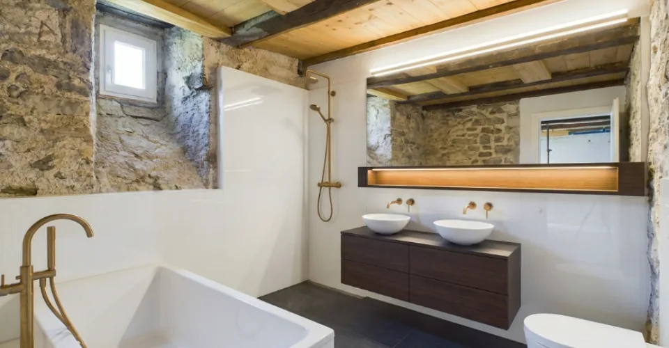 Appartement en propriété de 3,5 pièces au rez-de-chaussée dans une ancienne meule de 1555 avec plafond gothique et jardin privé – photo 18 sur 20