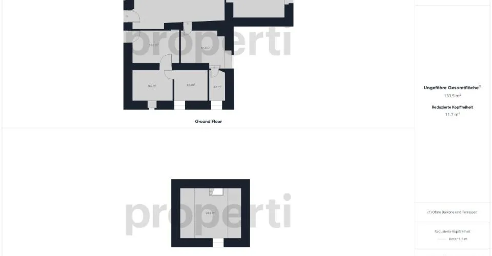 Appartement en propriété de 3,5 pièces au rez-de-chaussée dans une ancienne meule de 1555 avec plafond gothique et jardin privé – photo 19 sur 20