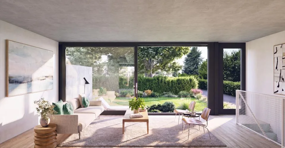 Architecture et beaux volumes | Villa C du projet Pra Vinea à Corminboeuf – photo 4 sur 32