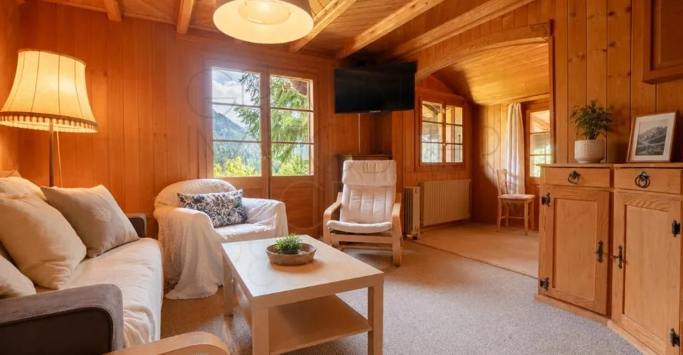 Chalet de 4,5 pièces à rénover à Gryon, vue et calme – photo 15 sur 24