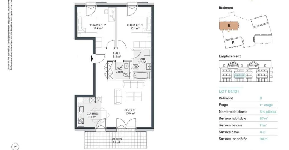 Neue Promotion: 3.5-Zimmer-Wohnung mit Balkon – Foto 22 von 23
