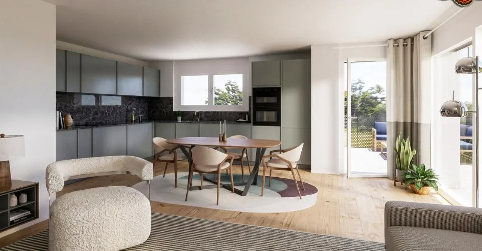 3,5 Zimmer in La Tour-de-Trême mit großer Terrasse – Foto 9 von 10