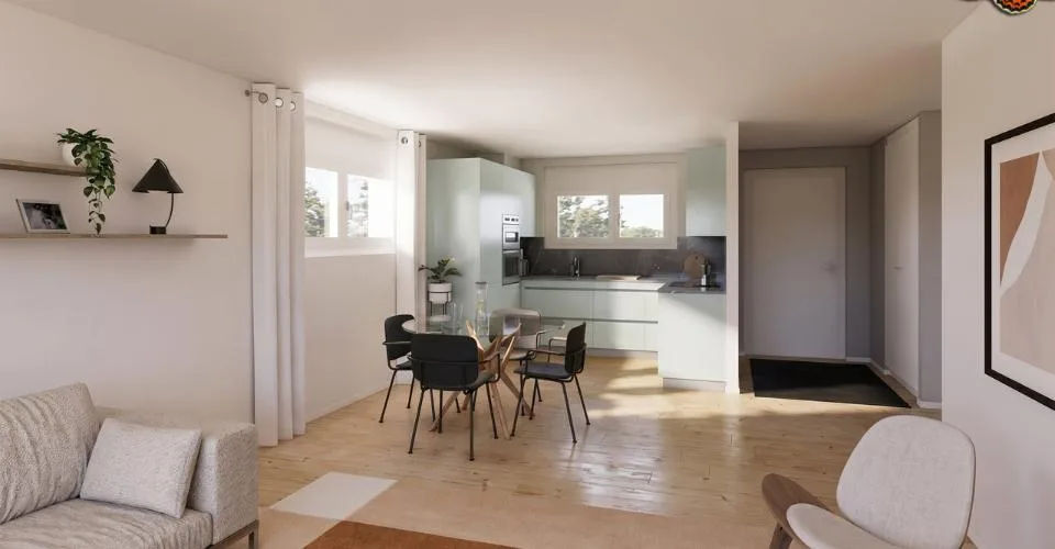 2,5 Zimmer in La Tour-de-Trême mit Balkon von 17 m² – Foto 8 von 10