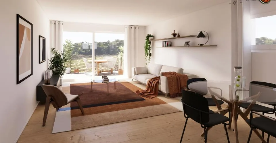 2,5 Zimmer in La Tour-de-Trême mit Balkon von 17 m² – Foto 9 von 10
