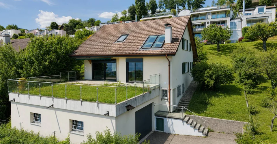 Villa individuelle de 6,5 pièces avec panorama sur le Léman et les Alpes