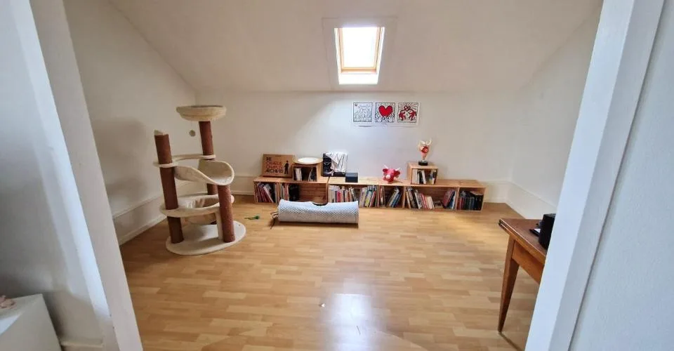 Logement de 3 pièces avec vue sur le lac et les Alpes