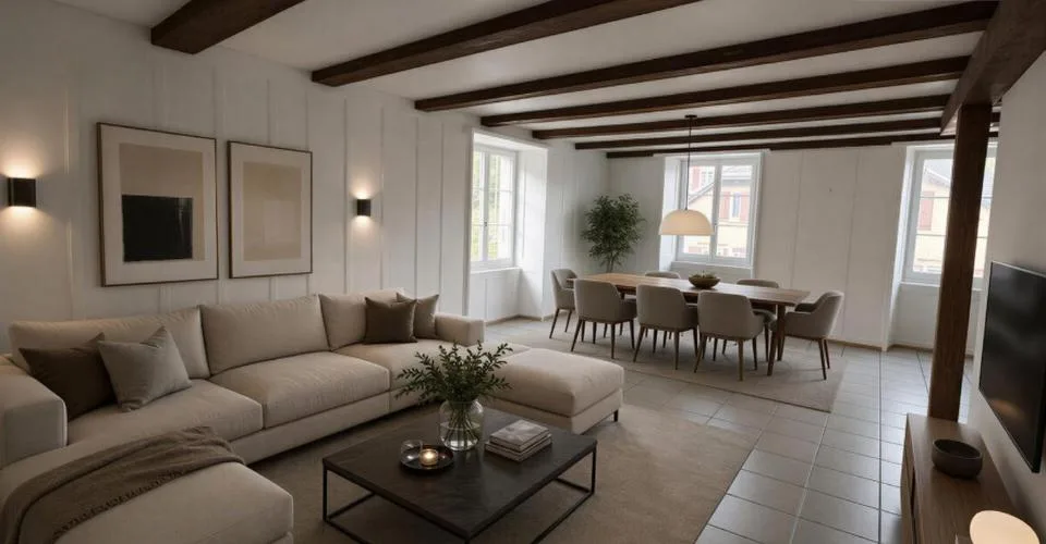 Bel appartement de 3 pièces à Valangin