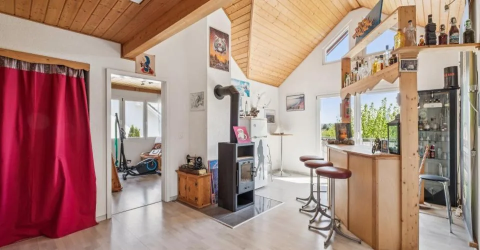 Freistehend wohnen mit 160 m², Garten und Weitsicht