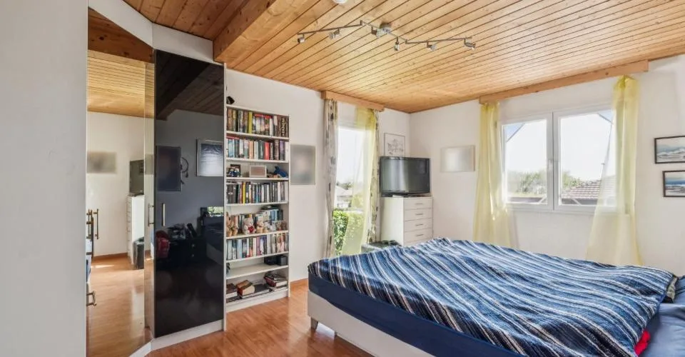 Freistehend wohnen mit 160 m², Garten und Weitsicht