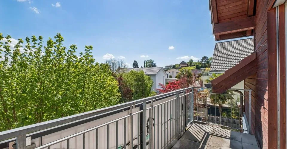 Freistehend wohnen mit 160 m², Garten und Weitsicht