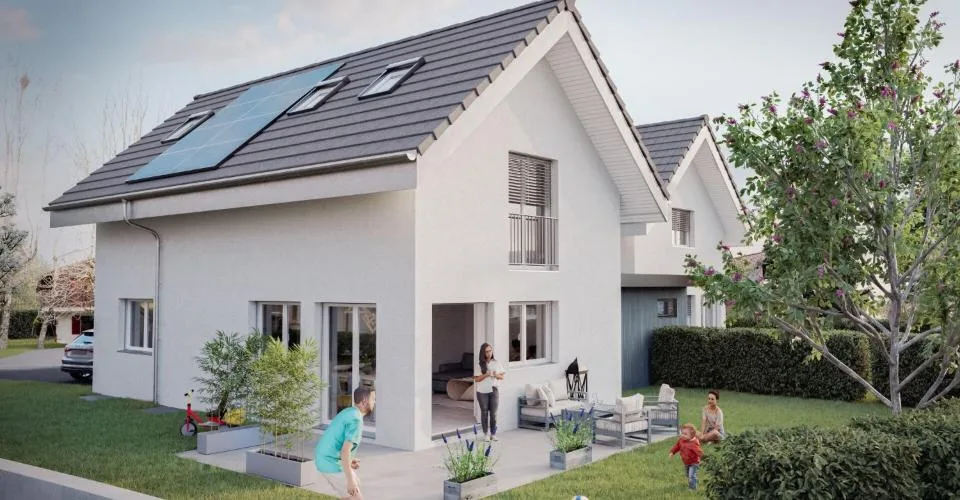 Dernière villa semi individuelle avec dégagement sur les Alpes !
