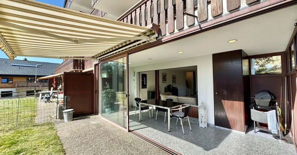 Bel appartement 3.5 pièces en rez-de-jardin prés de l'arrêt de funiculaire de Blûche - Ref. 1007-684
