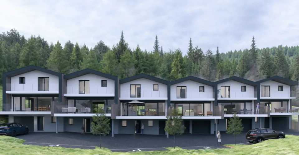 Magnifique villas jumelées à Vex - LOT2