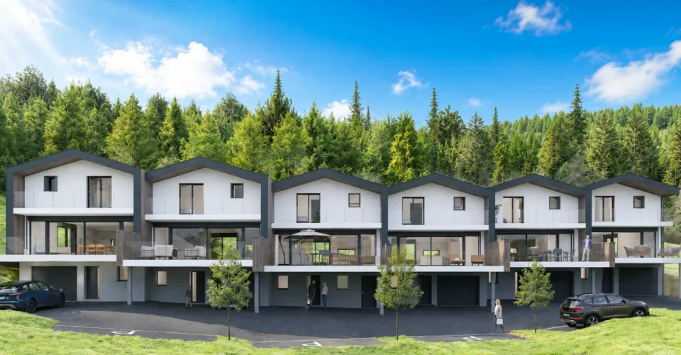 Magnifique villas jumelées à Vex - LOT5
