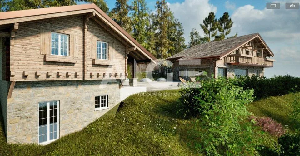 Magnifique chalet rénové avec piscine intérieure et vue panoramique