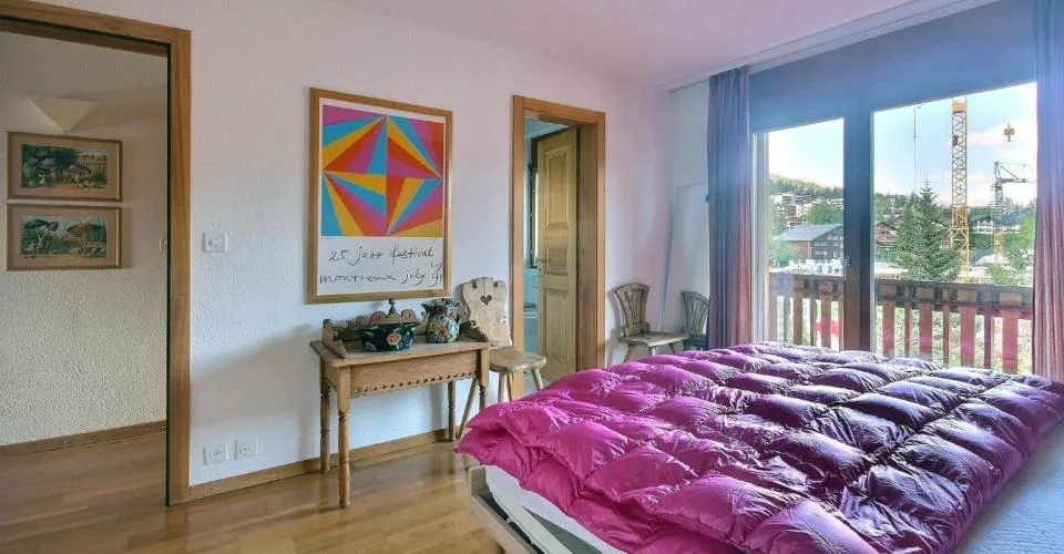 Exclusivité. Crans, attique duplex de 5.5 pièces avec vue