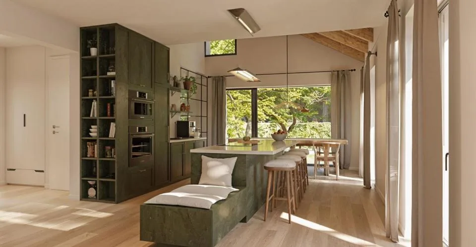 Villa neuve 7 pièces avec grand jardin