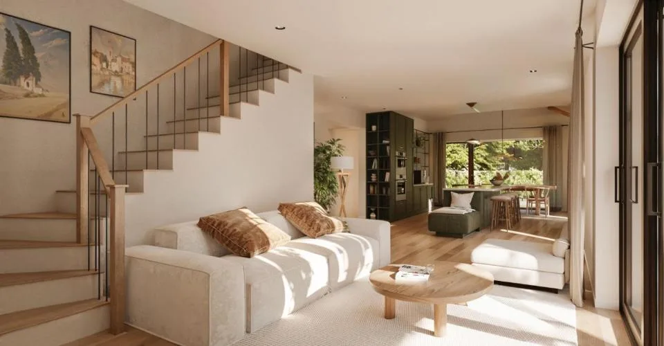 Villa neuve 7 pièces avec grand jardin