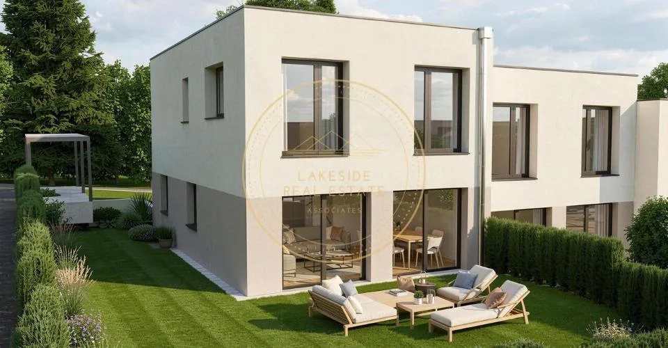villa contemporaine neuve en pignon - Villa A