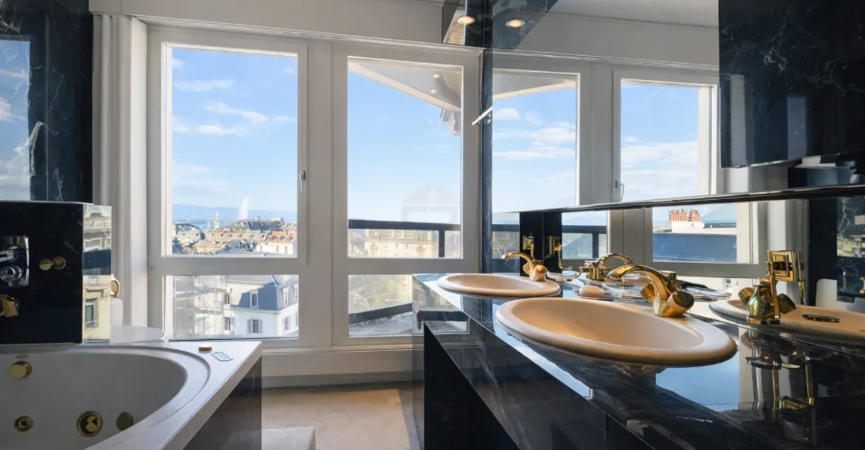 Appartement d'exception à Champel avec vue panoramique sur Genève